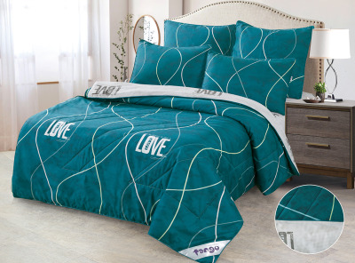 Комплект постельного белья с одеялом De Verano RSY100-14 код1176 купить по привлекательной цене 3 634 ₽ - вид 1 миниатюра