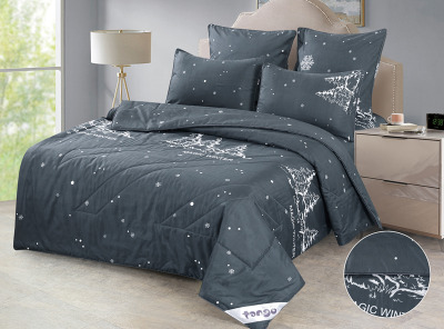 Комплект постельного белья с одеялом De Verano RSY500-01 код1177 купить по привлекательной цене 5 352 ₽ - вид 1 миниатюра