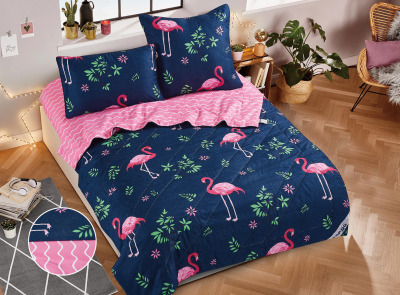 Комплект постельного белья с одеялом De Verano RSY100-44 код1176 купить по привлекательной цене 3 634 ₽ - вид 1 миниатюра