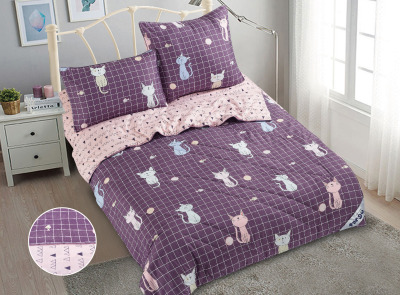 Комплект постельного белья с одеялом De Verano RSY100-56 код1176 купить по привлекательной цене 3 634 ₽ - вид 1 миниатюра