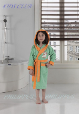 Детский банный халат RS12059-06 купить по привлекательной цене бесплатно - вид 1 миниатюра